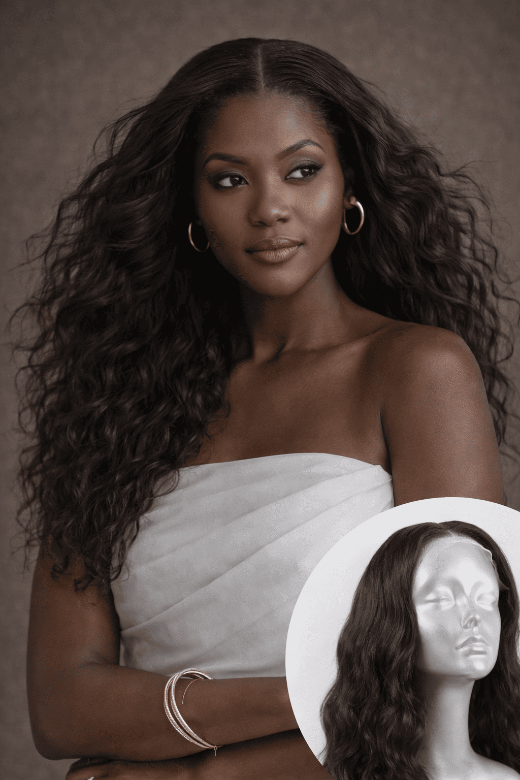 Perruque Cheveux Cambodge - Cheveux naturels - Cheveux ondulés - Cheveux Remy -Cheveux 100% vierges - Cheveux Remy - Cheveux du Cambodge- Par Othentique - Boutique en ligne- Paris- 1024 pixelsx 1536 pixels