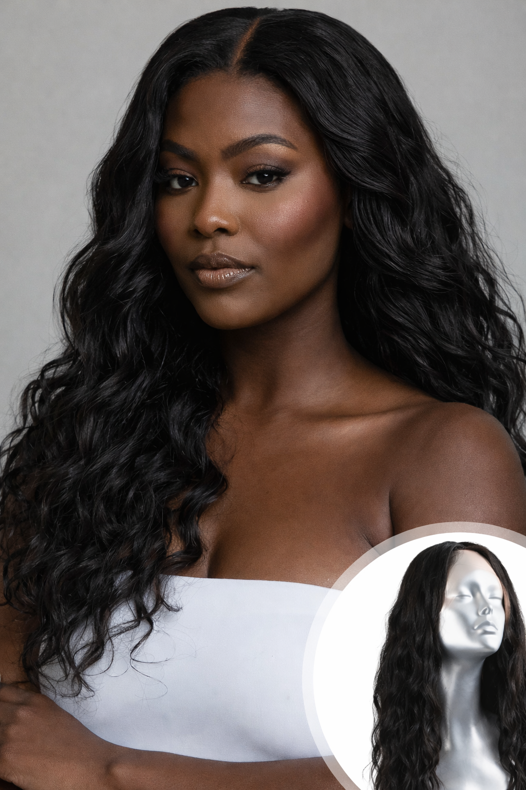 Peruque Lace front cheveux vierges de L'Inde par Othentique Hair Boutique en ligne Paris