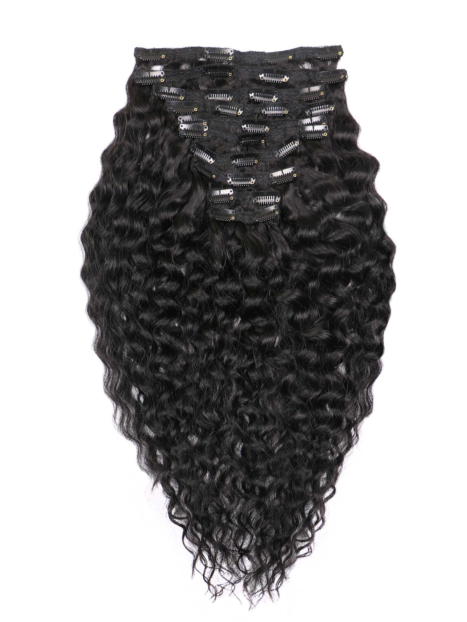 Othentique_Curly_Hair_Extensions_Clip-Ins_Virgin_Hair Queue de cheval Remix en cheveux naturels Coil Curl