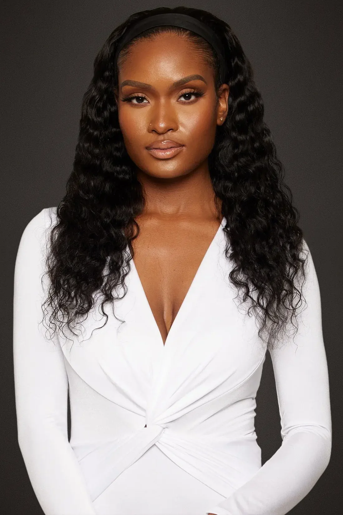 Perruque KinkyCurlyYaki avec Closure, 22, Cheveux Raides et Souples, Relaxed Straight - 1024 pixels-1536 pixels