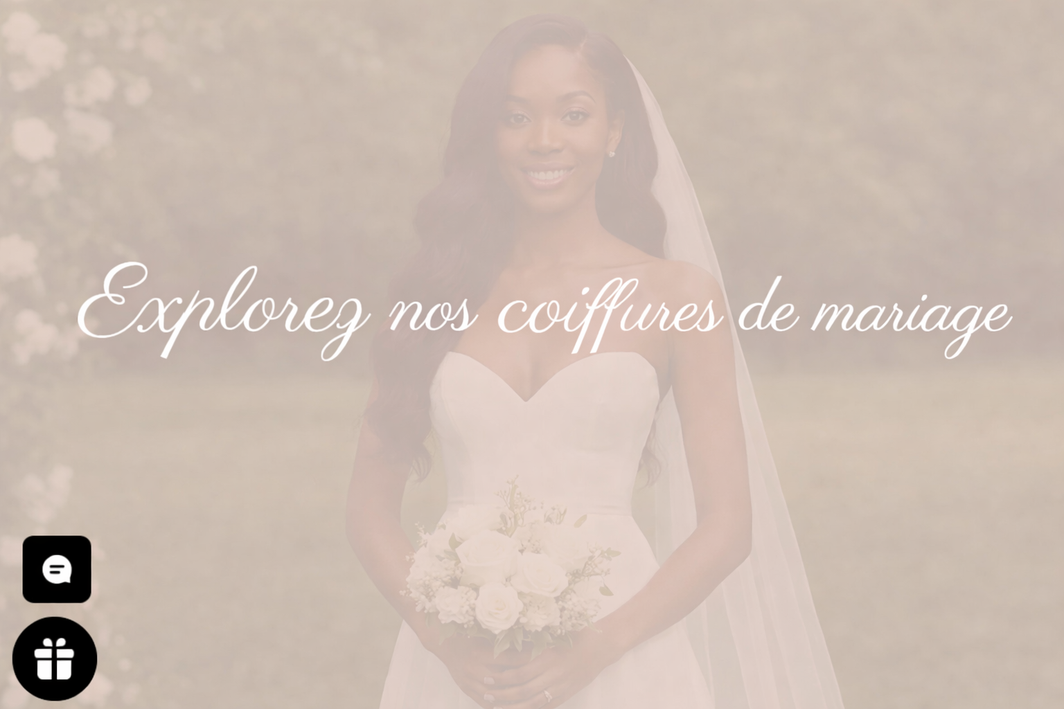 Explorez nos coiffures de mariage