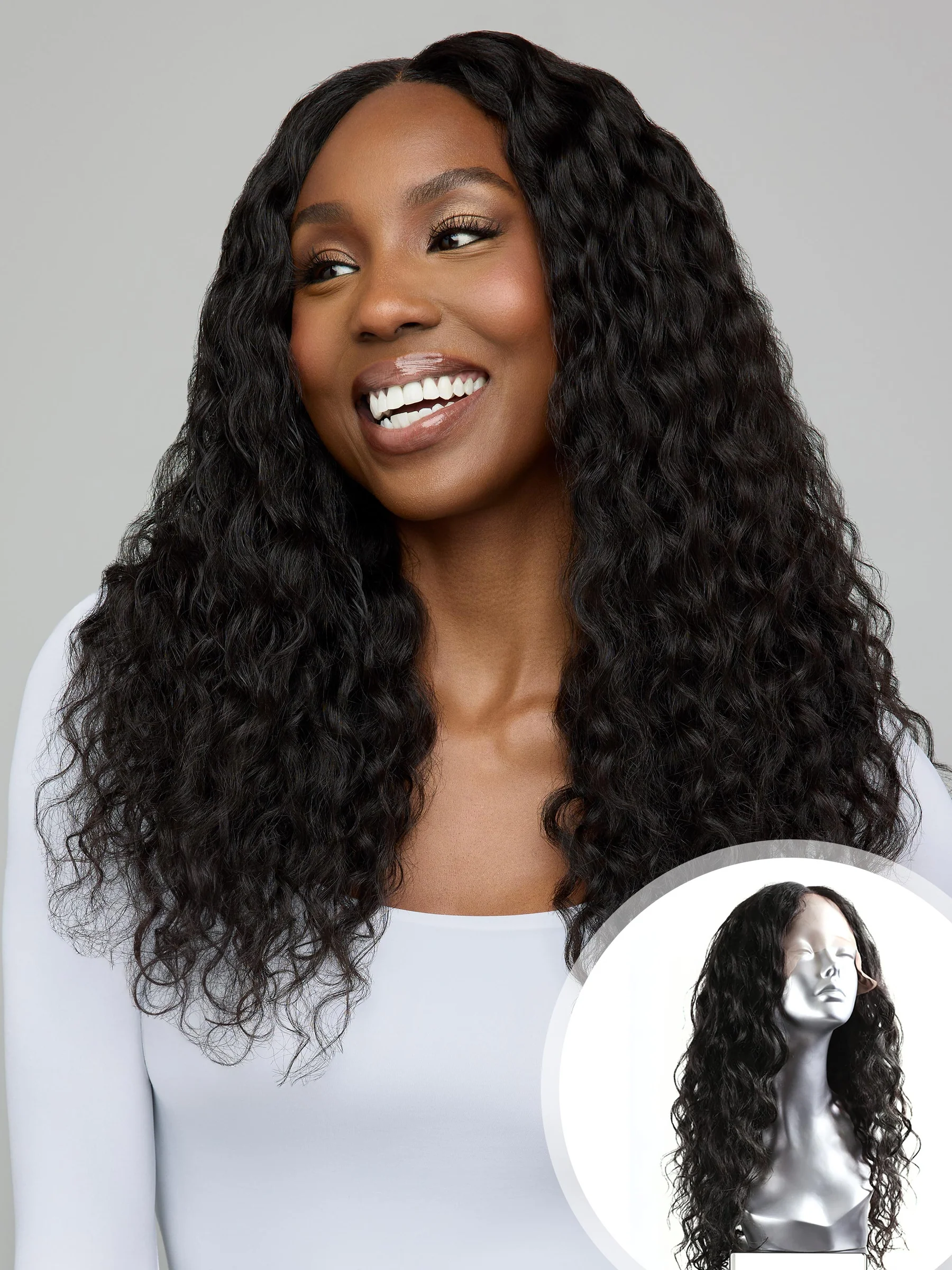 Perruque Pure à Closure Cheveux naturels wavy d'inde 100% Indian raw hair
